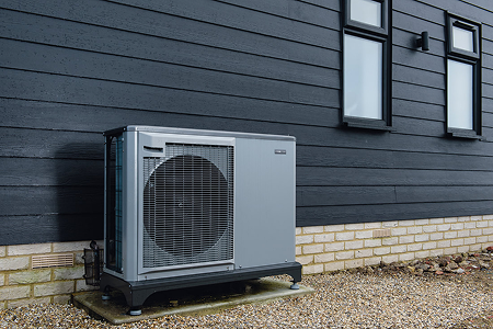 Home air source heat pump service